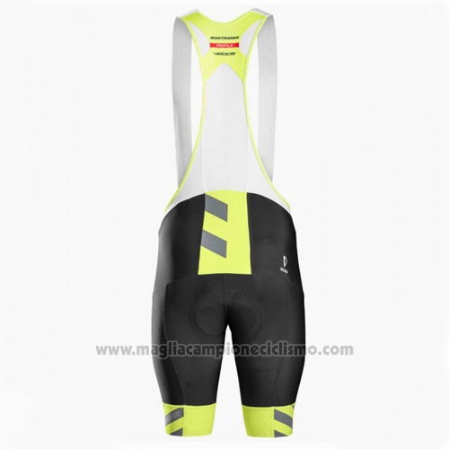 2016 Abbigliamento Ciclismo Trek Bontrager Verde e Nero Manica Corta e Salopette
